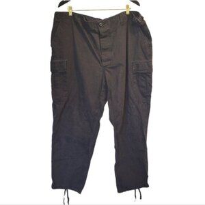 Tru - Spec | Men's Tactical Cotton Cargo Pockets Utility Pants Black